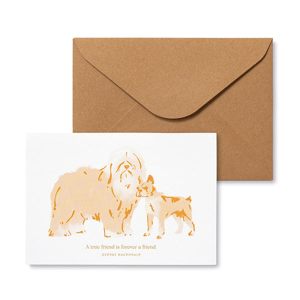 Notecard - Dog-Themed, Appreciation & Friendship