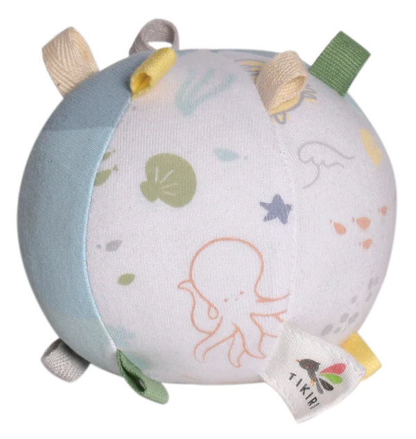 Ocean Organic Activity Ball with Rattle