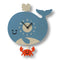Popclox Pendulum Clock, Whale (Wood)