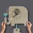 Popclox Pendulum Clock, Squirt Elephant (Wood)