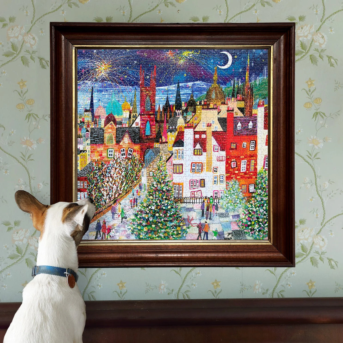 Eeboo Christmas in Edinburgh 1000 Piece Puzzle