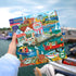 Eeboo New England Wharf 1000 Piece Puzzle