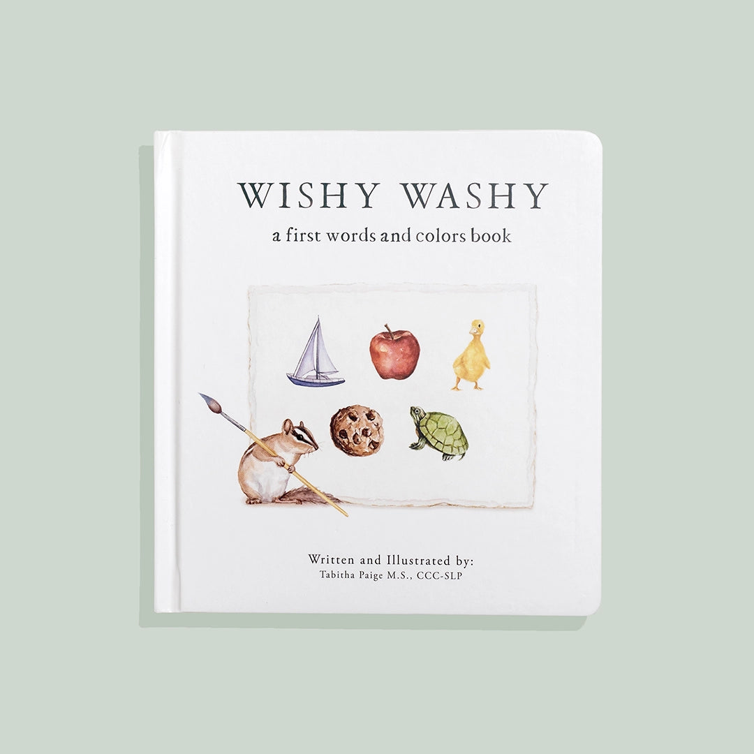 Paige Tate & Co Wishy Washy: A Board Book of First Words and Colors