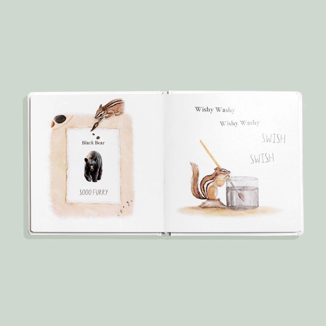 Paige Tate & Co Wishy Washy: A Board Book of First Words and Colors