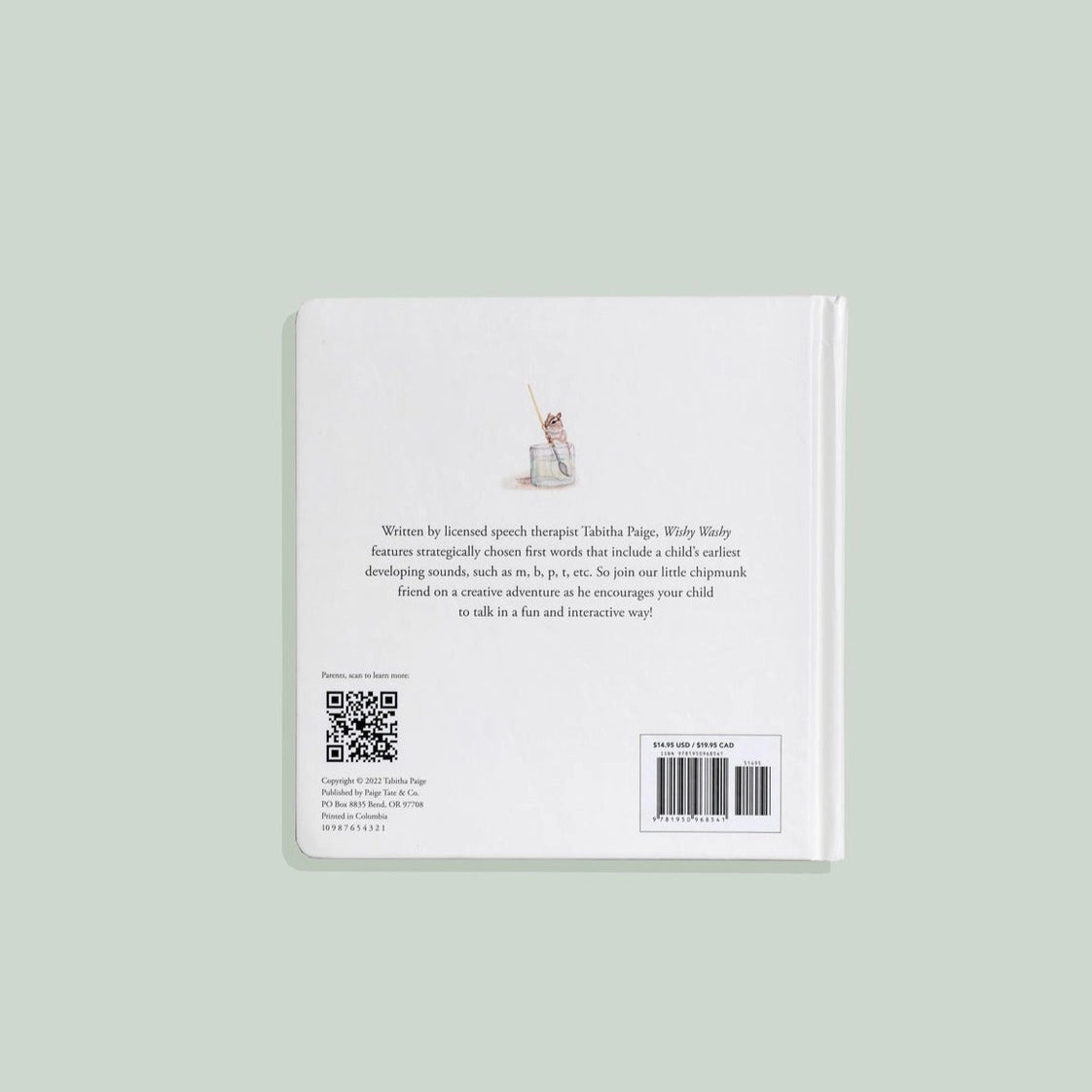 Paige Tate & Co Wishy Washy: A Board Book of First Words and Colors
