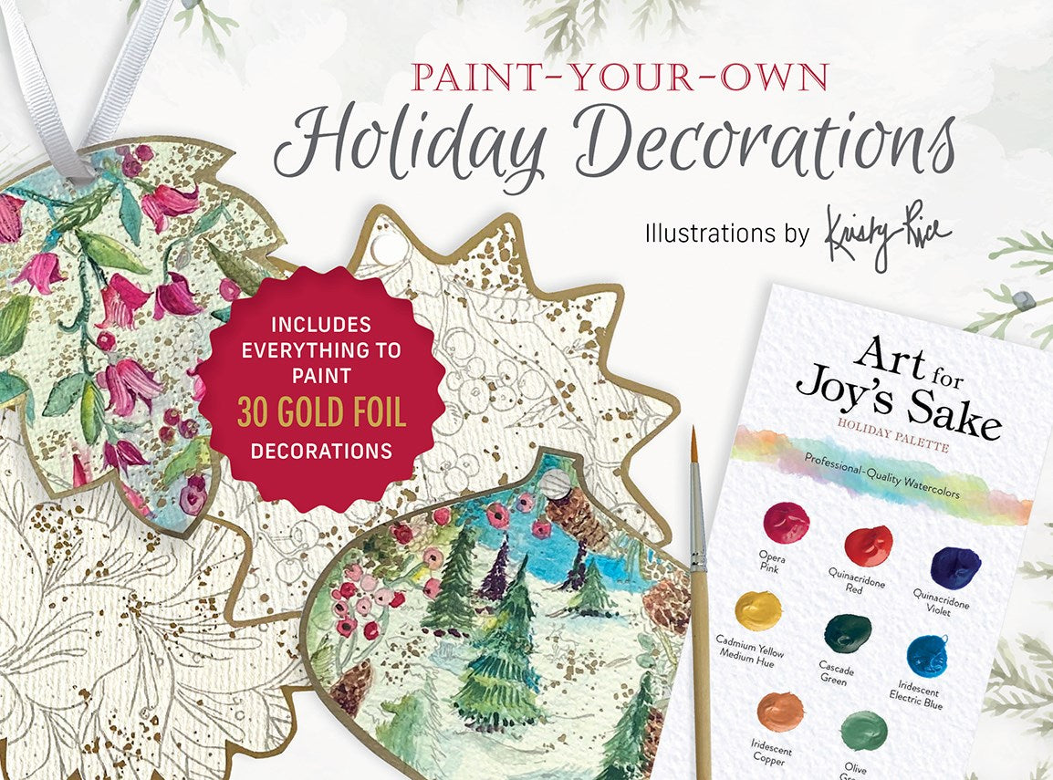 Schiffer Publishing Paint-Your-Own Holiday Decorations
