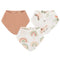 Crane Baby Parker Rainbow/Butterfly Bandana-Style Muslin Bib Set