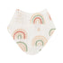 Crane Baby Parker Rainbow/Butterfly Bandana-Style Muslin Bib Set
