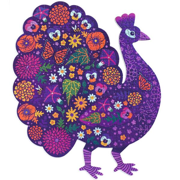 Peacock 500pc Puzz'Art Shaped Jigsaw Puzzle