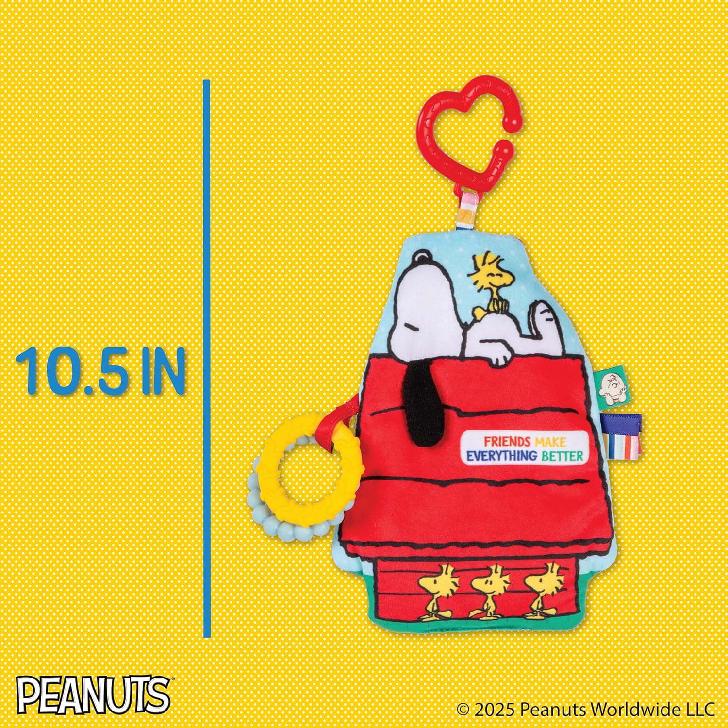 Peanuts- On-The-Go Crinkle Toy