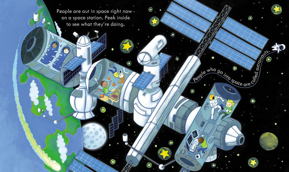 Peek Inside Space Usborne