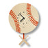 Popclox Pendulum Clock, Baseball (Wood)