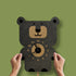 Popclox Pendulum Clock, Bear (Wood)