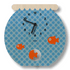 Popclox Pendulum Clock, Fishbowl (Wood)