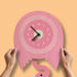 Popclox Pendulum Clock, Flamingo (Wood)