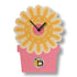 Popclox Pendulum Clock, Flowerpot (Wood)