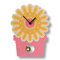 Popclox Pendulum Clock, Flowerpot (Wood)