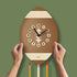 Popclox Pendulum Clock, Football (Wood)