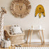 Popclox Pendulum Clock, Giraffe (Wood)