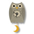Popclox Pendulum Clock, Owl (Wood)