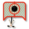 Popclox Pendulum Clock, Hockey (Wood)