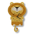 Popclox Pendulum Clock, Lion (Wood)