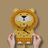Popclox Pendulum Clock, Lion (Wood)