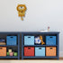 Popclox Pendulum Clock, Lion (Wood)