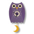 Popclox Pendulum Clock, Owl (Wood)
