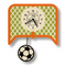 Popclox Pendulum Clock, Soccer (Wood)