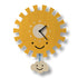 Popclox Pendulum Clock, Sun (Wood)