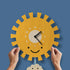 Popclox Pendulum Clock, Sun (Wood)