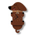 Popclox Pendulum Clock, Wiener Dog (Wood)