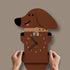 Popclox Pendulum Clock, Wiener Dog (Wood)