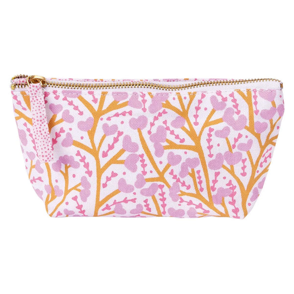 Petals Pink Relaxed Pouch, Small