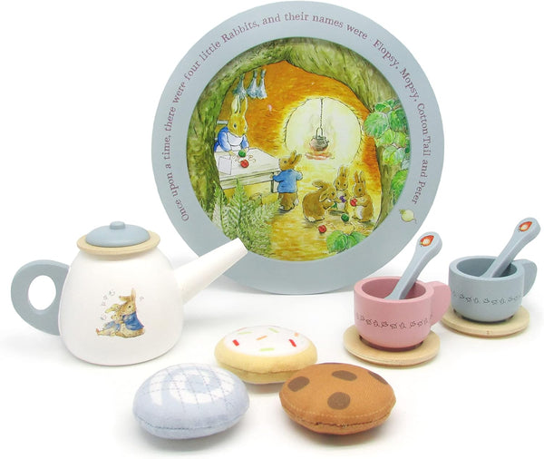 Peter Rabbit Wooden Tea Set