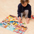 Petit Collage Floor Puzzle- Construction Site