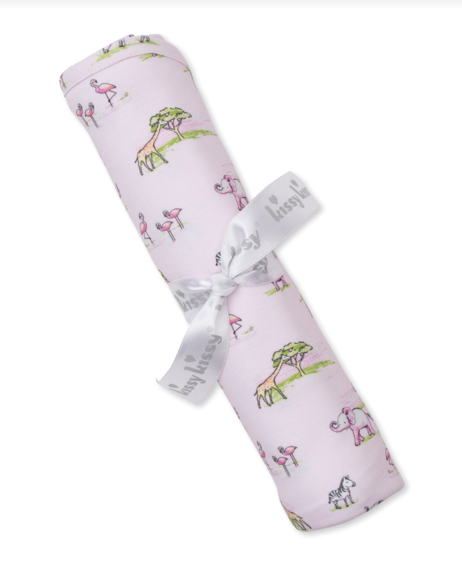 Pink Jungle Safari Blanket