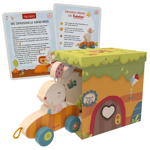 Bababoo and friends Pippa Bunny Push and Pull Toy