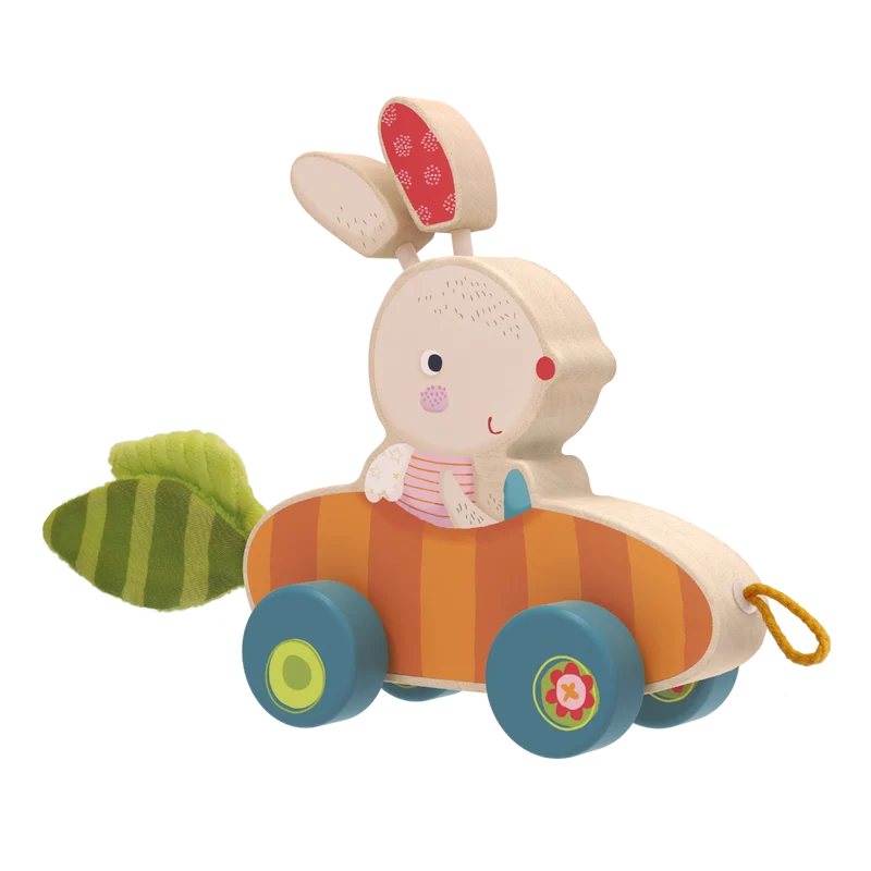 Bababoo and friends Pippa Bunny Push and Pull Toy