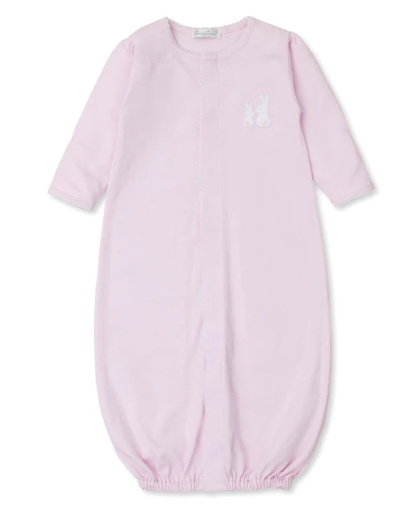Pique Cuddle Bunnies Convertible Gown, Pink