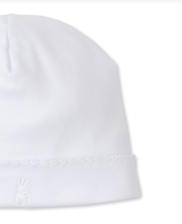 Pique Cuddle Bunnies Hat, White