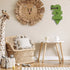 Popclox Pendulum Clock, Alligator (Wood)