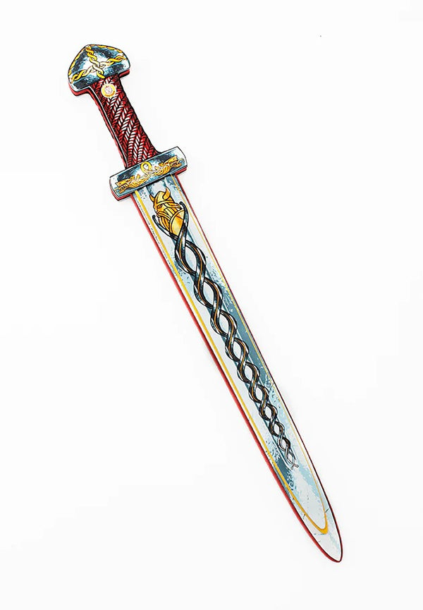 Pretend-Play Foam Sword - Harald Viking Sword - Red