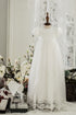 Embroidered with Pearl Christening Gown SS, Bonnet