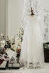Embroidered with Pearl Christening Gown SS, Bonnet