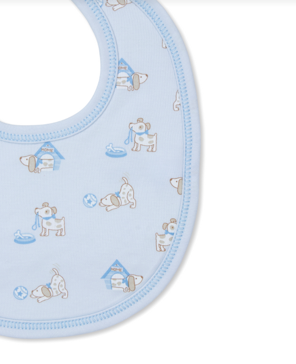 Pups In Action Bib, Blue