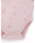Purebaby 2 Pack Long Sleeve Bodysuit, Pale Pink Blossom Pack