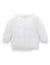 Purebaby Essential Layette Cardigan, White