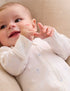 Purebaby Pale Blue Bear 4 Pack Zip Growsuit